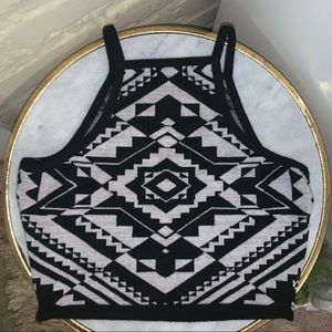 Forever 21 Tops - Forever 21 Tribal Halter Crop Top Forever 21 Tops - Forever 21 Tribal Halter Crop Top